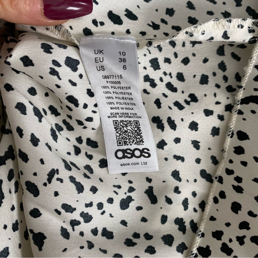 ASOS Black and White Polka Dot Skirt - Picture 5 of 9